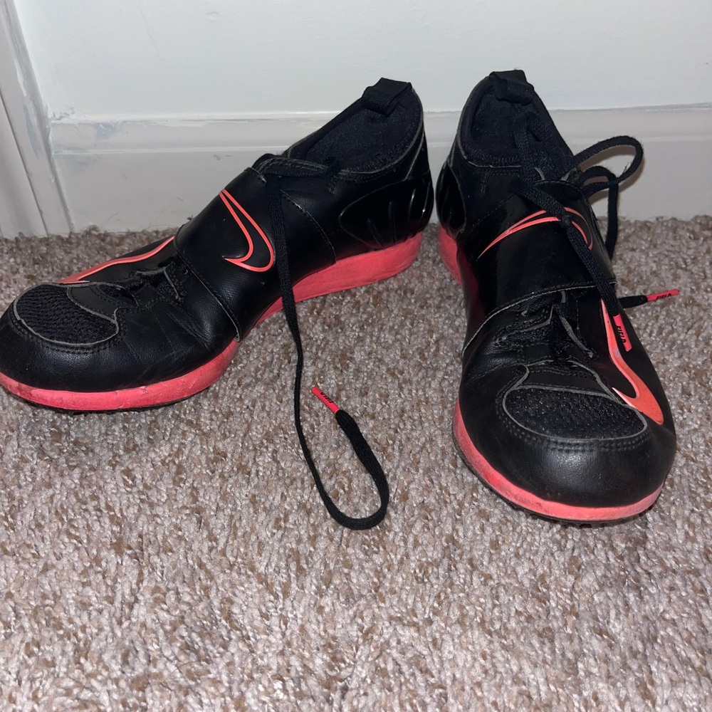 Nike track and field racing spike shoes